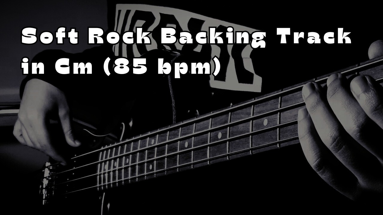 Soft Rock Backing Track in Do minore (85 bpm)