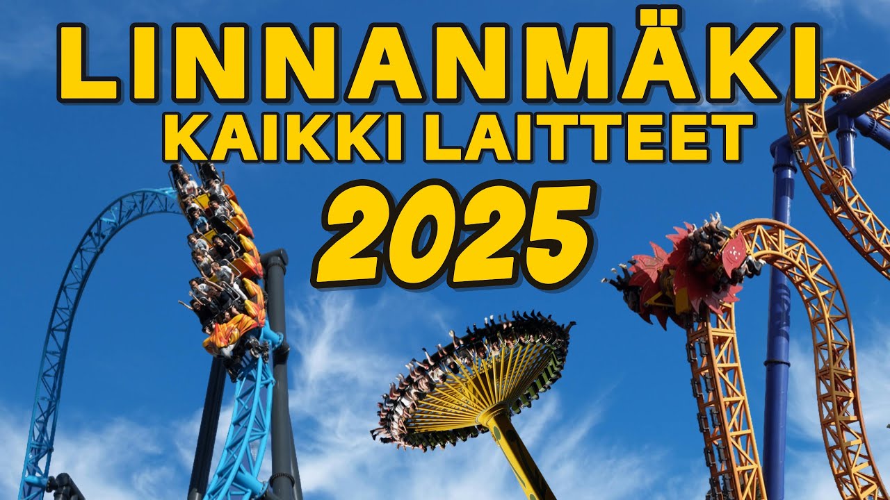 Linnanmäki KAIKKI LAITTEET 2025!