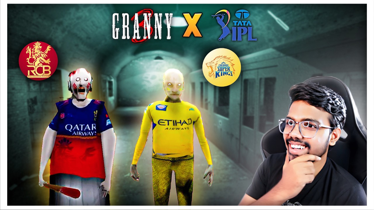 IPL in Granny 3 😱🔥| RCB Granny vs CSK Grandpa | Granny 3 | Maddy Telugu Gamer