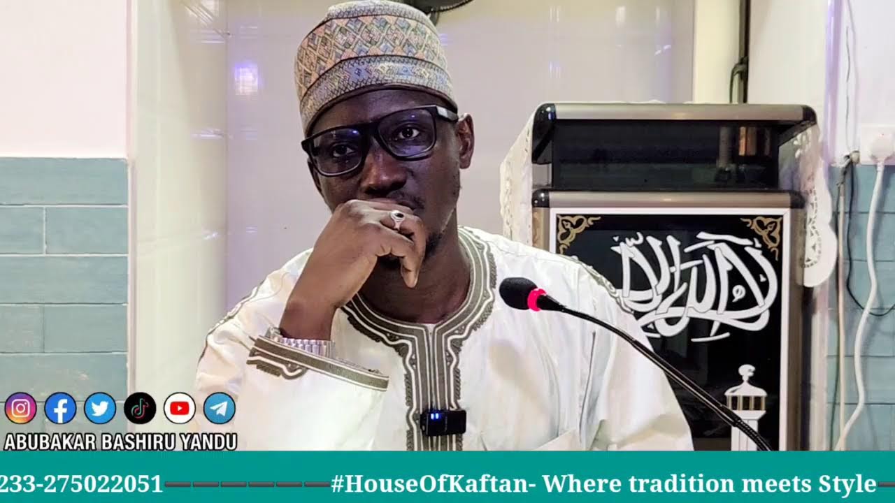 📹 𝐌𝐄𝐒𝐒𝐀𝐆𝐄𝐒 𝐅𝐑𝐎𝐌 𝐓𝐇𝐄 𝐐𝐔𝐑'𝐀𝐍 - 04
🎙𝐒𝐩𝐞𝐚𝐤𝐞𝐫 : ABUBAKAR BASHIRU YANDU.
