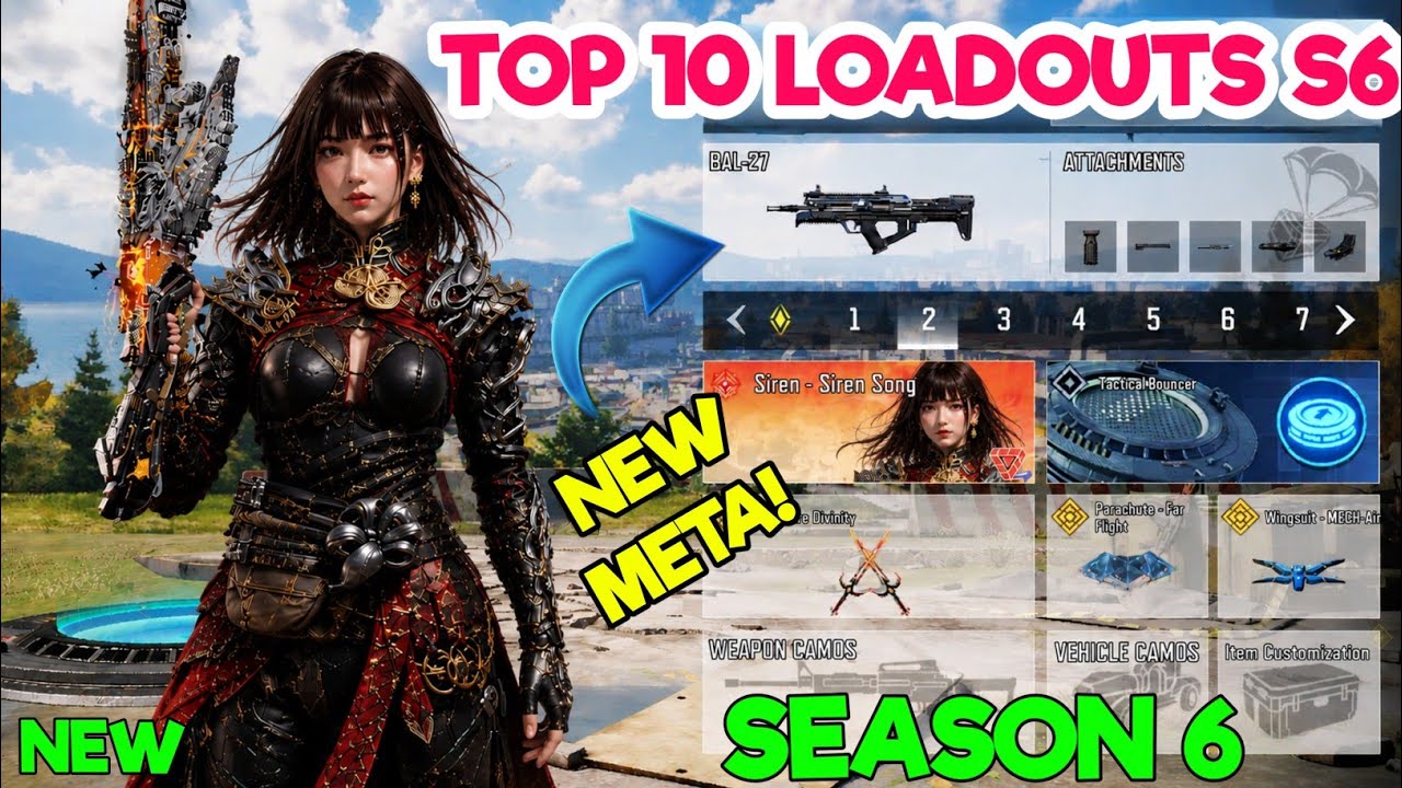 ТОП-10 СБОРОК 6 СЕЗОНА в Cod Mobile | лучшее оружейное снаряжение codm br | лучшее оружие codm br...