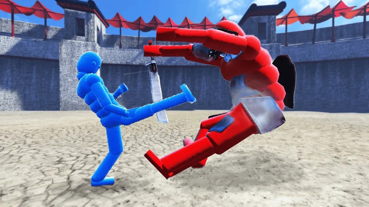 1 HOUR OF NPC FIGHTS (active ragdoll physics)