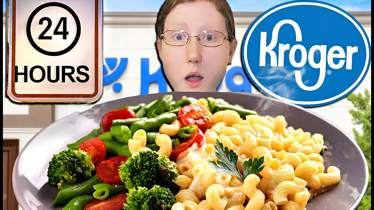 Я питался только едой Kroger в течение 24 часов. ЧЕЛЛЕНДЖ!