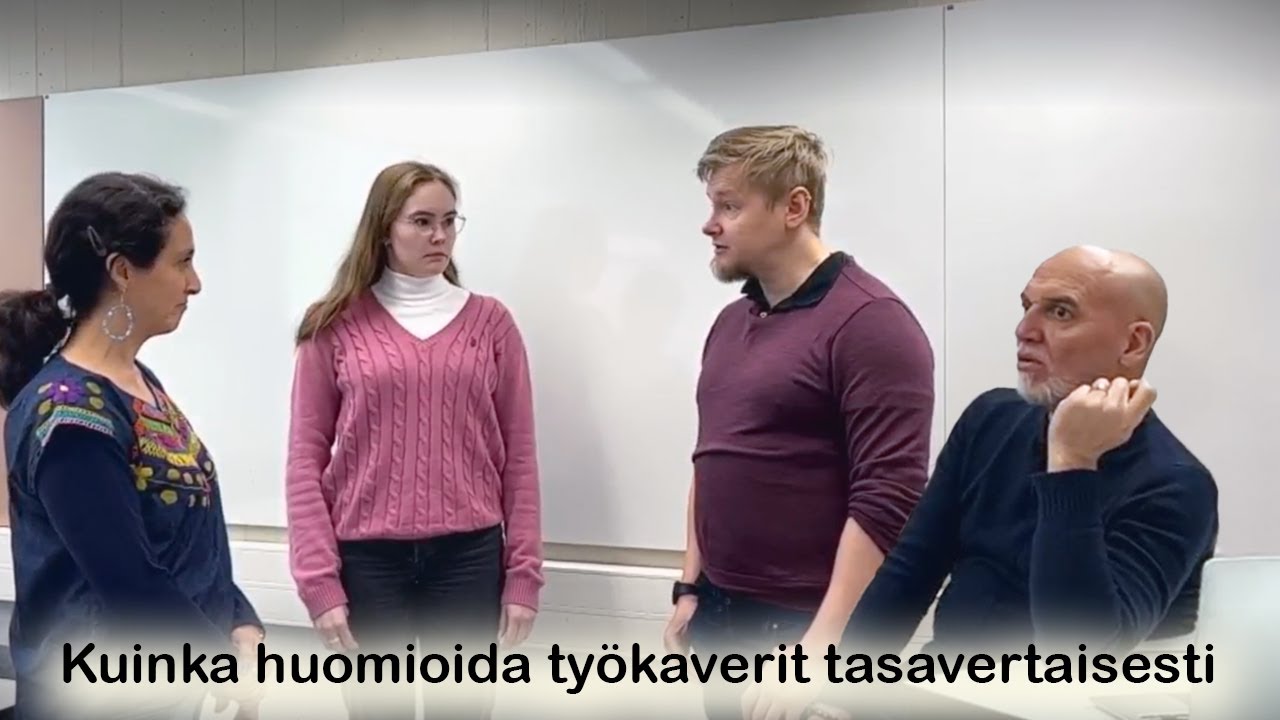 Opi työelämän suomea - Kuinka huomioida työkaverit tasavertaisesti