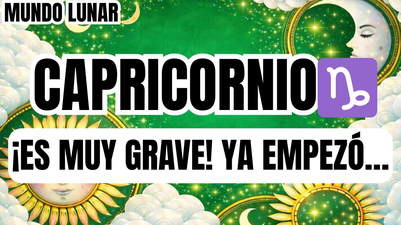 CAPRICORNIO♑URGENTE 🚨 ¡EL MARTES 27 TU VIDA CAMBIA PARA SIEMPRE! ES GRAVE