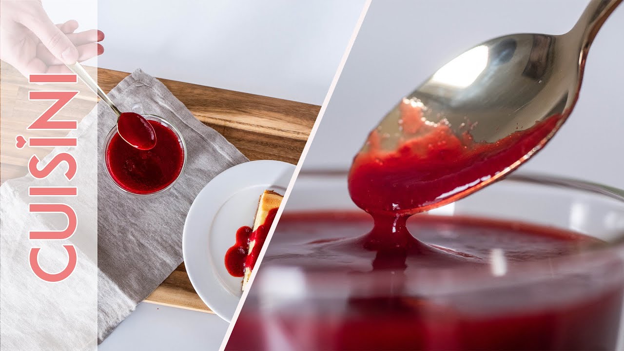 ERDBEER SAUCE selber machen | Erdbeersauce Rezept für Eis, Cheesecake & Co. 🍓