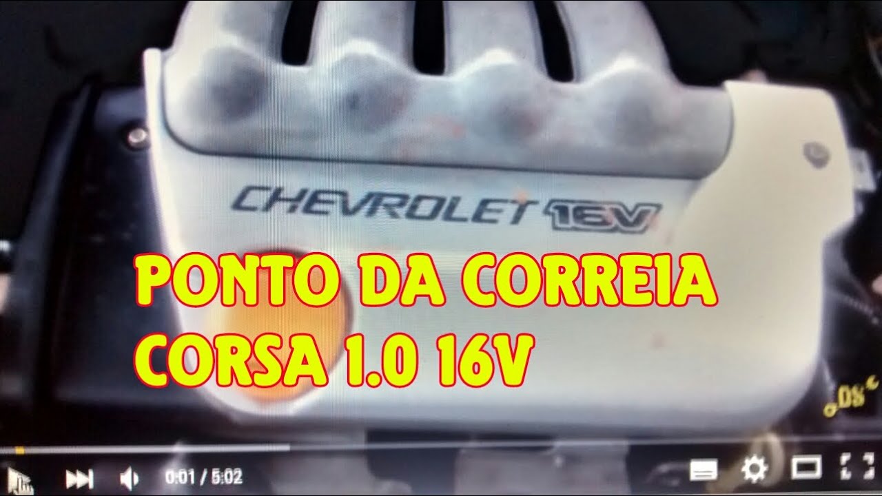 ponto da correia corsa 1.0 16 valvulas