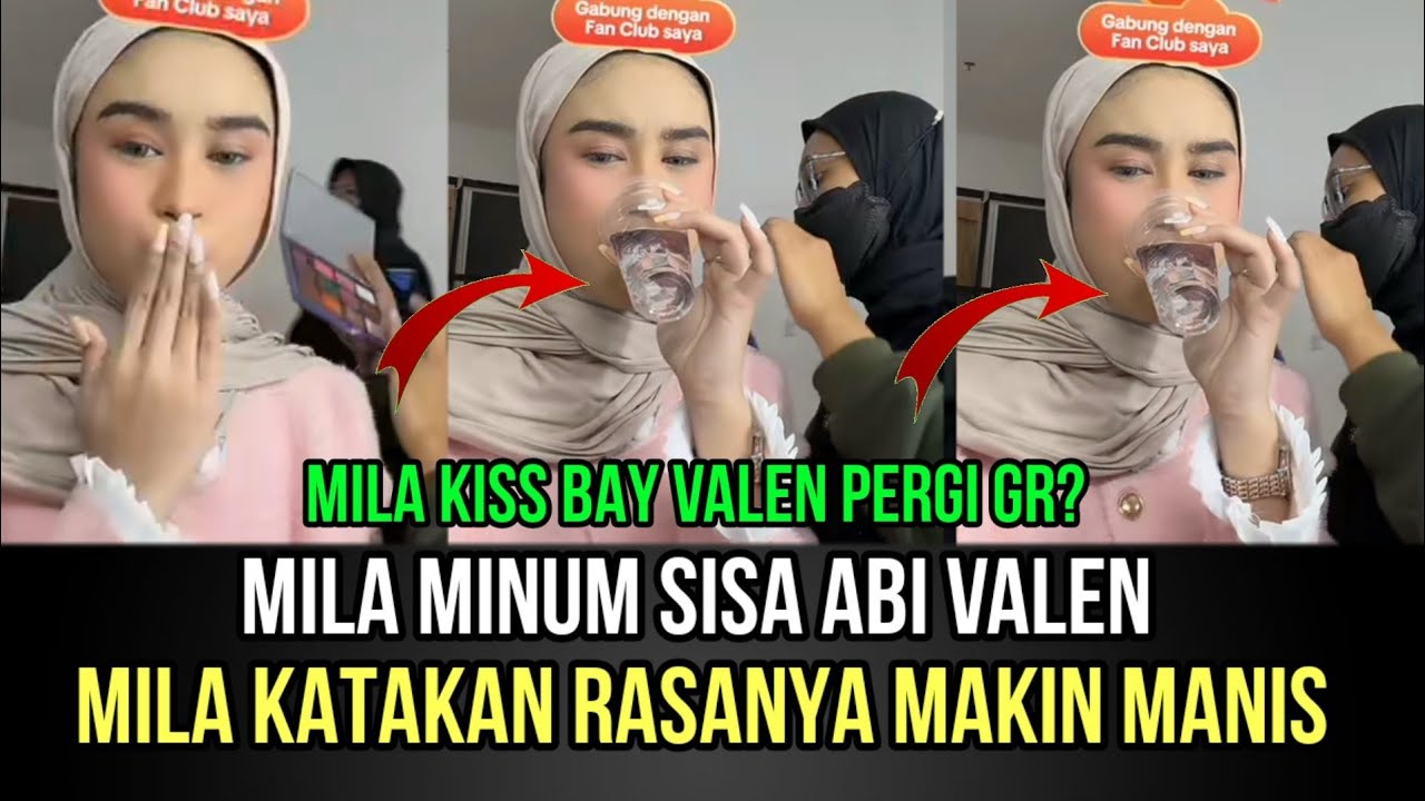 AUTO HEBOH! Mila Minum Sisa Abi Valen, Mila Katakan Rasanya Makin Manis!