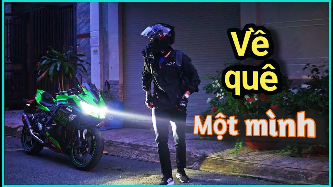 Về quê một mình và 9 kinh nghiệm xương máu khi đi đường xa ! || Zx25r riding pure sound