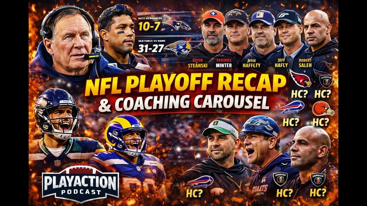 NFL Playoff Recap & Coaching Carousel Chaos | Patriots, Seahawks, Broncos + New Head Coaches | Playa