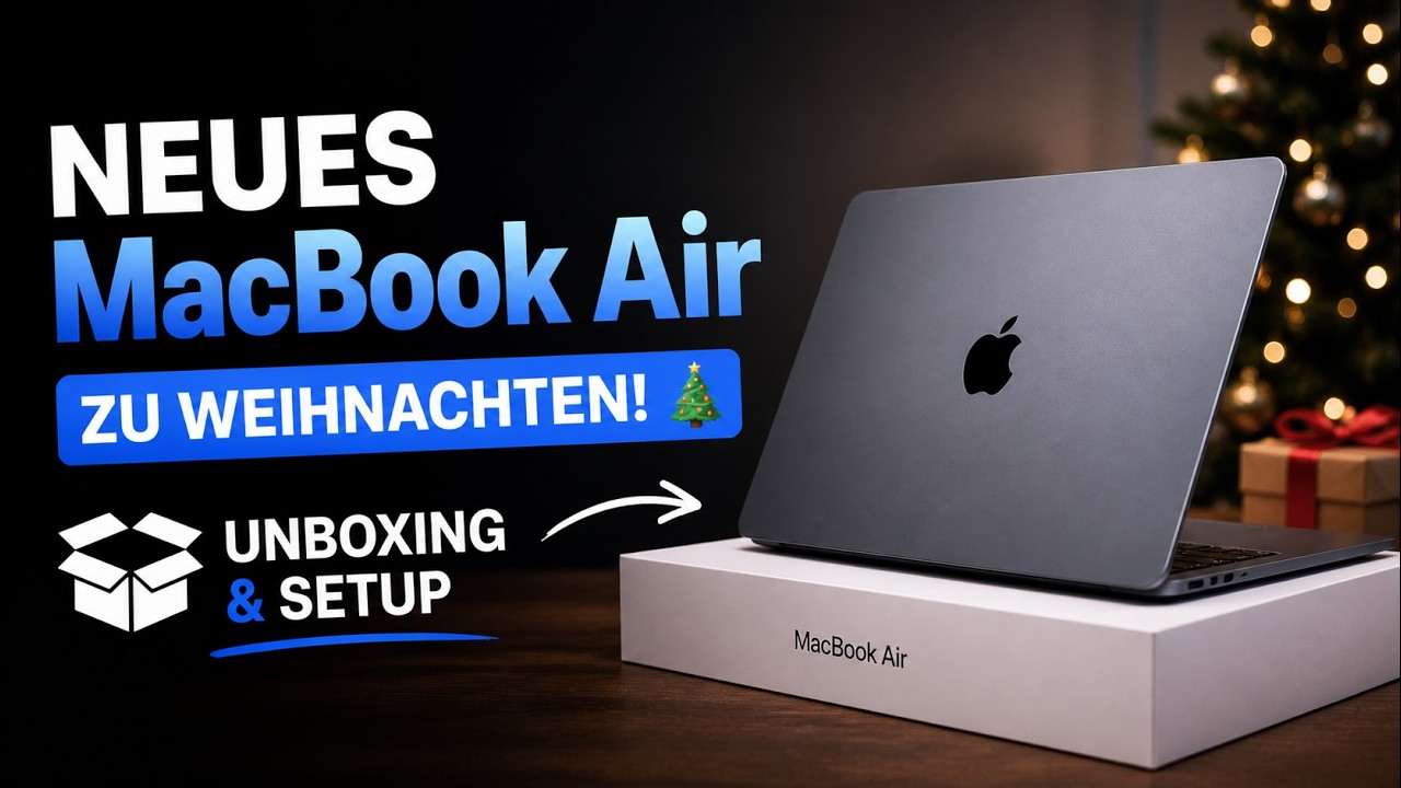 Neues MacBook Air - Happy Christmas 🎄🎁