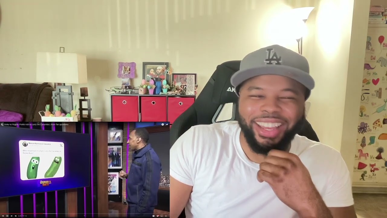 Stephen A Smith chooses between Goku and Vegeta | Reaction