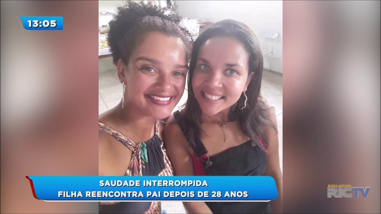 Encontro emocionante: filha reencontra pai depois de 28 anos