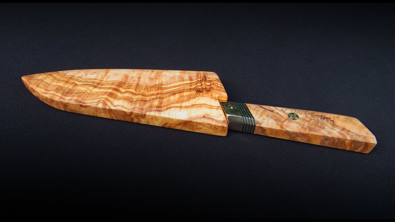 Knife making - Perfect fit wooden knife sheath