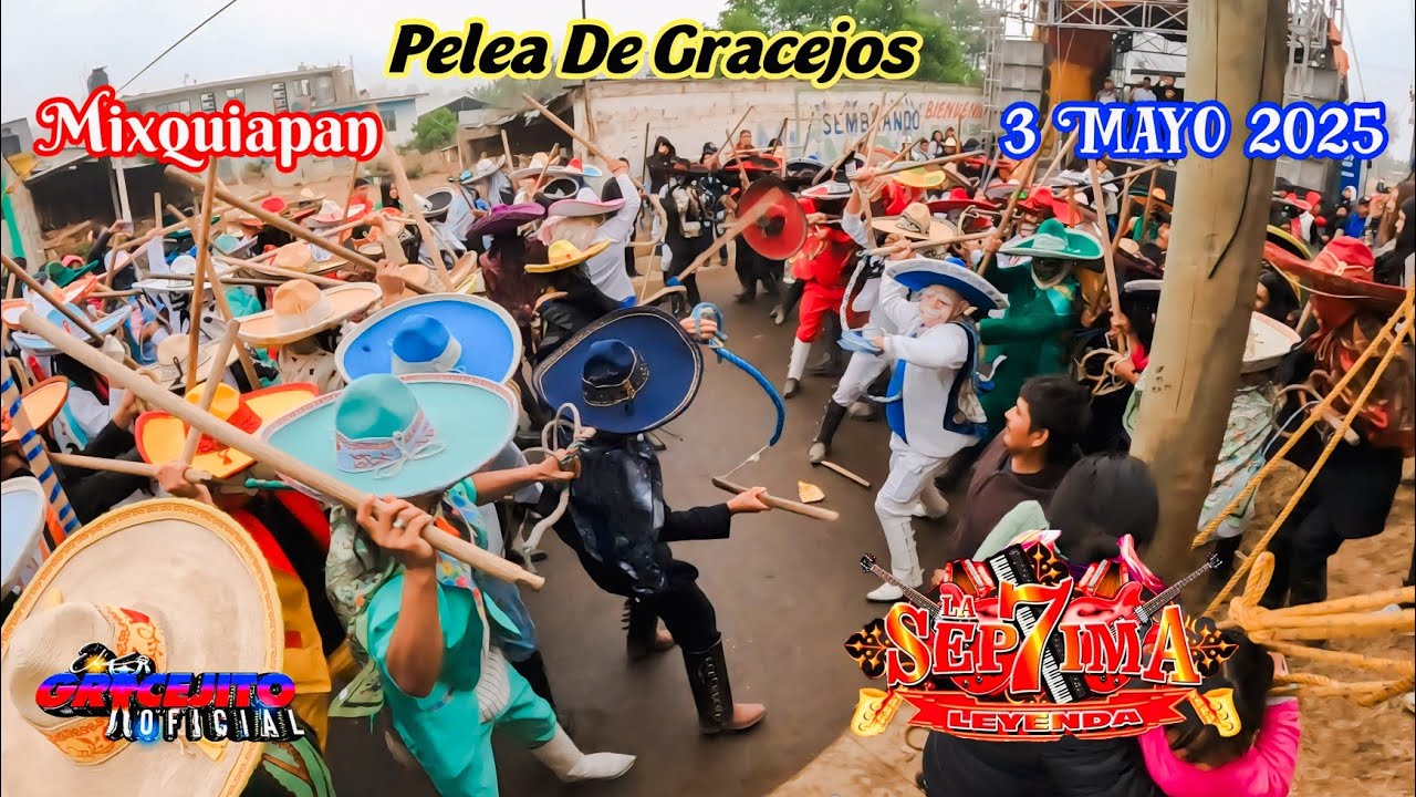 Pelea De Gracejos Mixquiapan 3 Mayo 2025  (La Séptima Leyenda)
