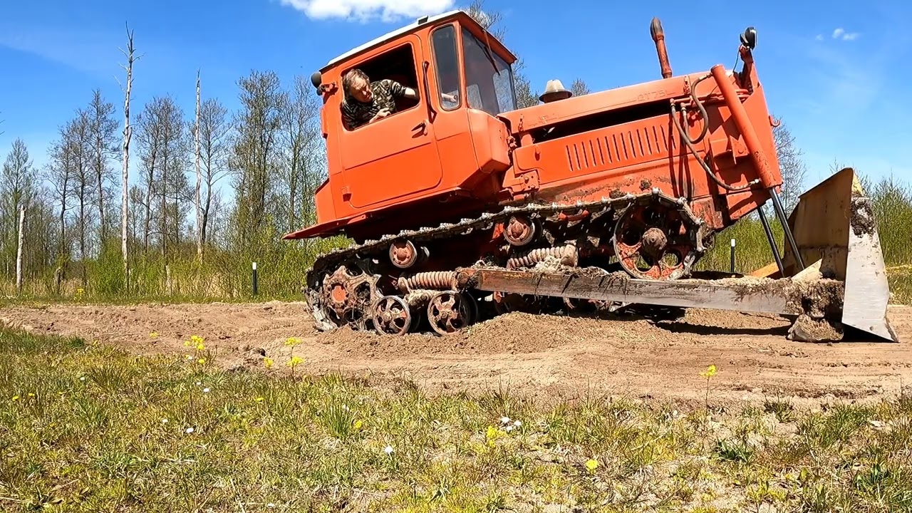 Дт 75 + Драглайн и Зил!!! #драглайн #зил #dragline #tractor #механизм #пруды #техника #mechanic
