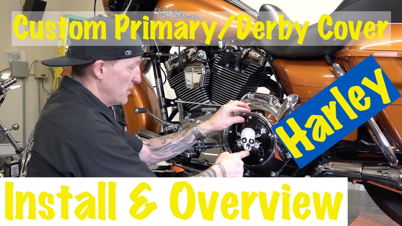 Install & Overview-Custom Harley Primary Derby Inspection Cover Plate-Biker Motorcycle Podcast