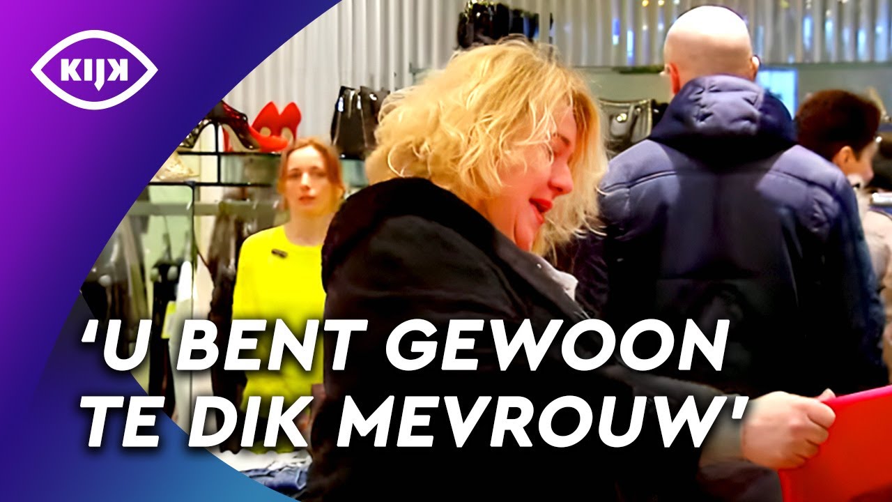 Winkelier vlamt PLUS SIZE klanten omdat ze te DIK zijn | Mensenkennis | KIJK