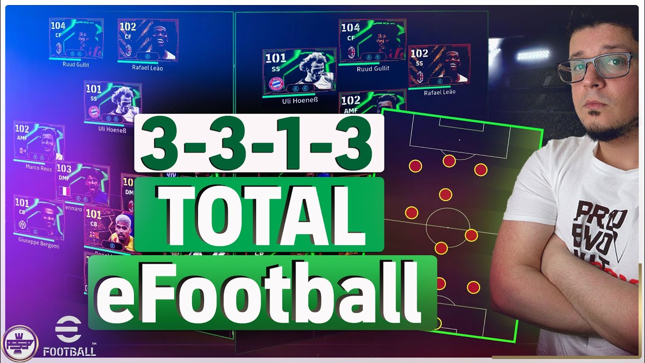Total eFootball™  and current best formations on efootball2025