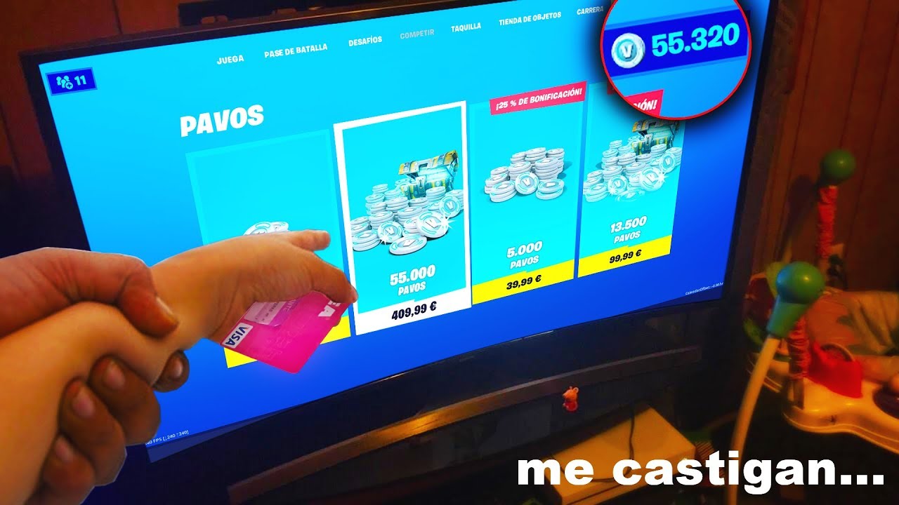 Niño Roba Dinero Para Comprar PaVos en Fortnite (CASTIGADO)