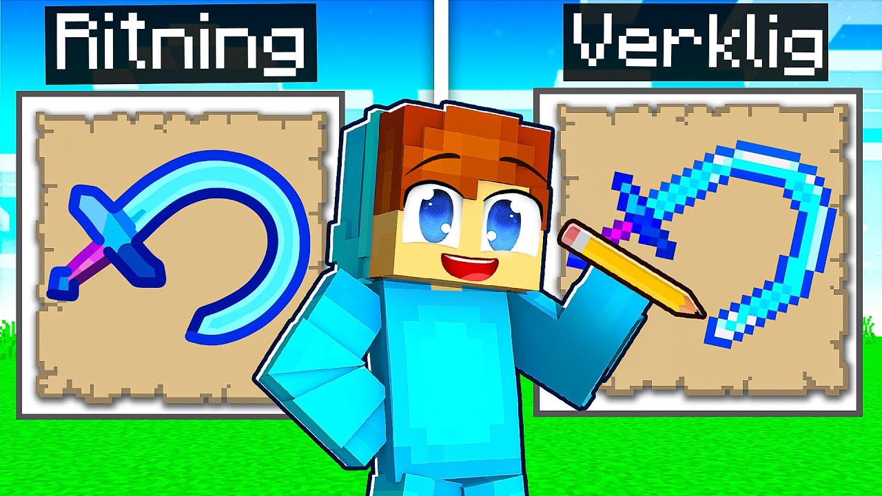 Perik Får Det Han Ritar i Minecraft!