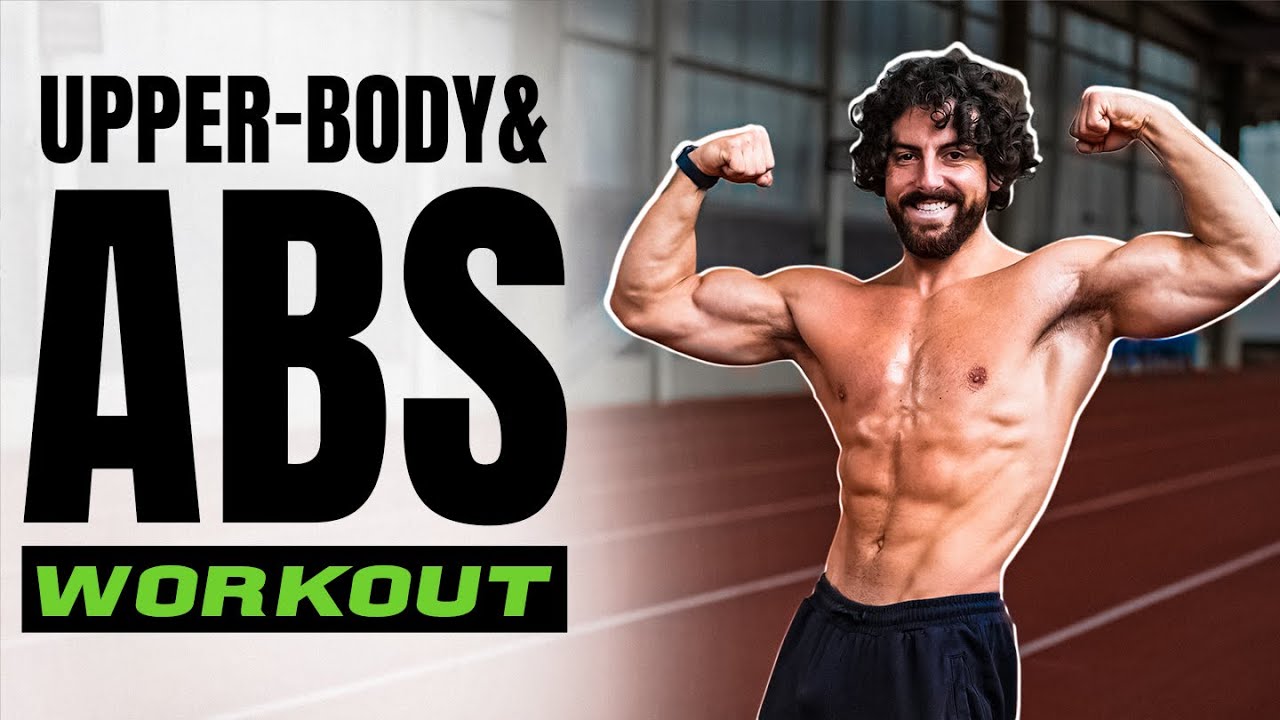 UPPER BODY + 6 PACK ABS WORKOUT | Rowan Row
