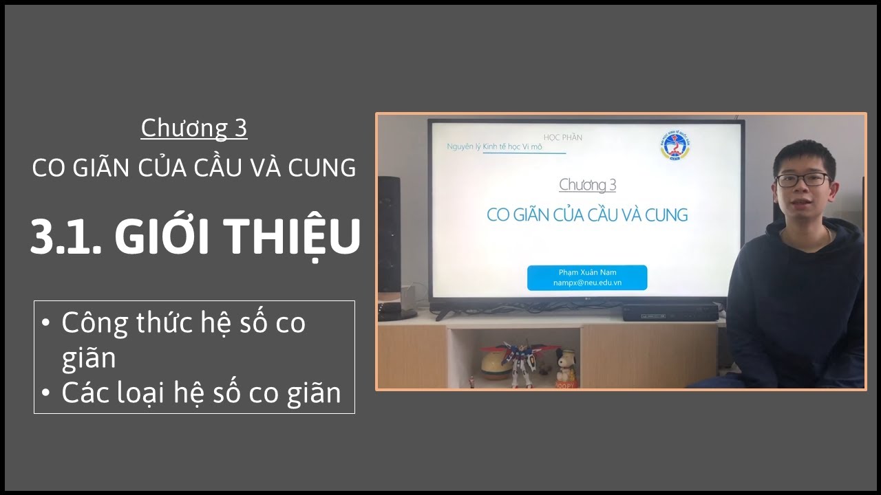 Kinh tế vi mô 1 - Chương 3 - 3.1. Giới thiệu về Co giãn của cầu và cung