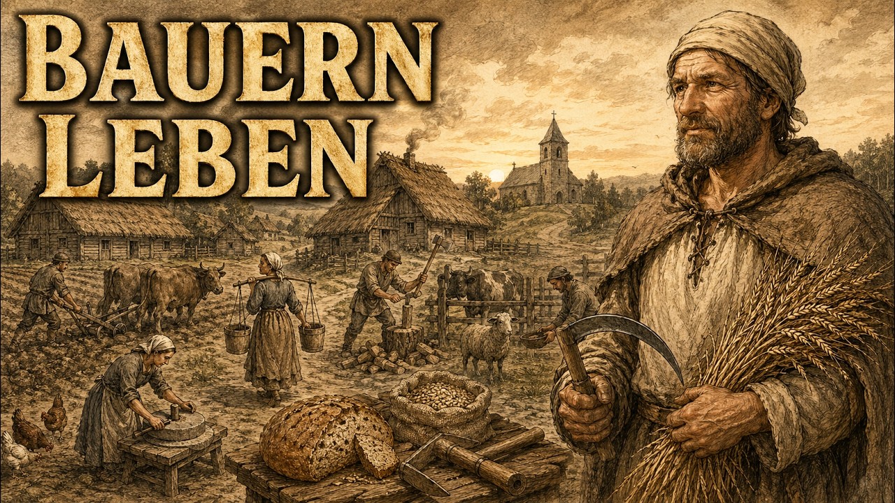 Das Leben eines Bauern im Mittelalter &ndash; Alltag, Arbeit und &Uuml;berleben | Geschichte zum Einschlafen