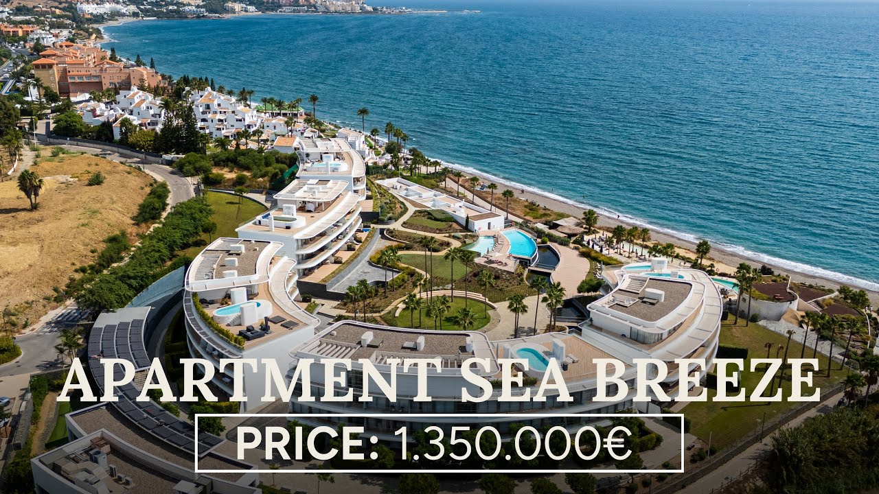 Luxury Beachfront Living in Estepona | Apartment Sea Breeze Tour 🌴
