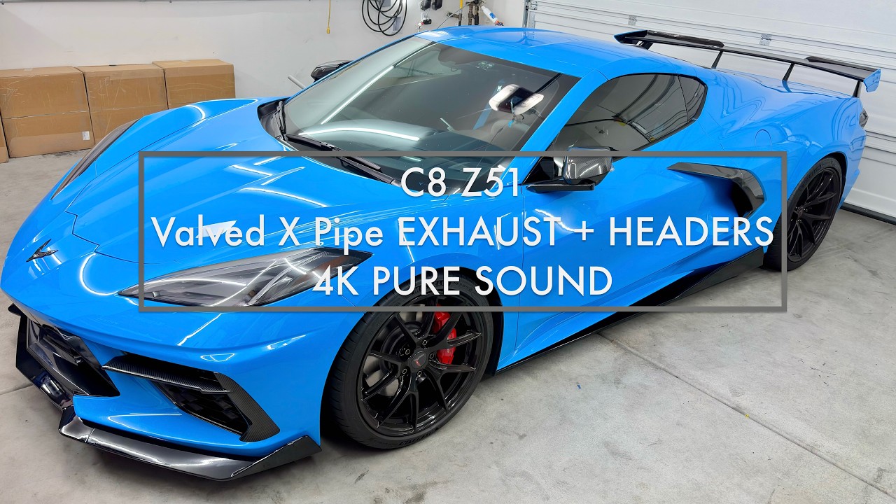 POV: Corvette C8 Z51  - Headers and Valved Catback X Pipe Exhaust (4K No Music - Pure Sound)