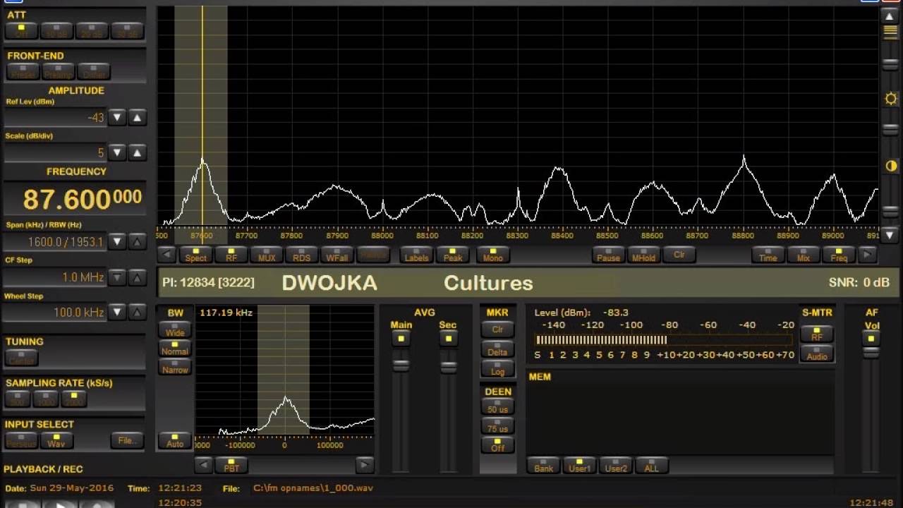 FM DX sporadic E in Holland: Poland PR Dwojka Zamosc 87.6 MHz 29-5-16