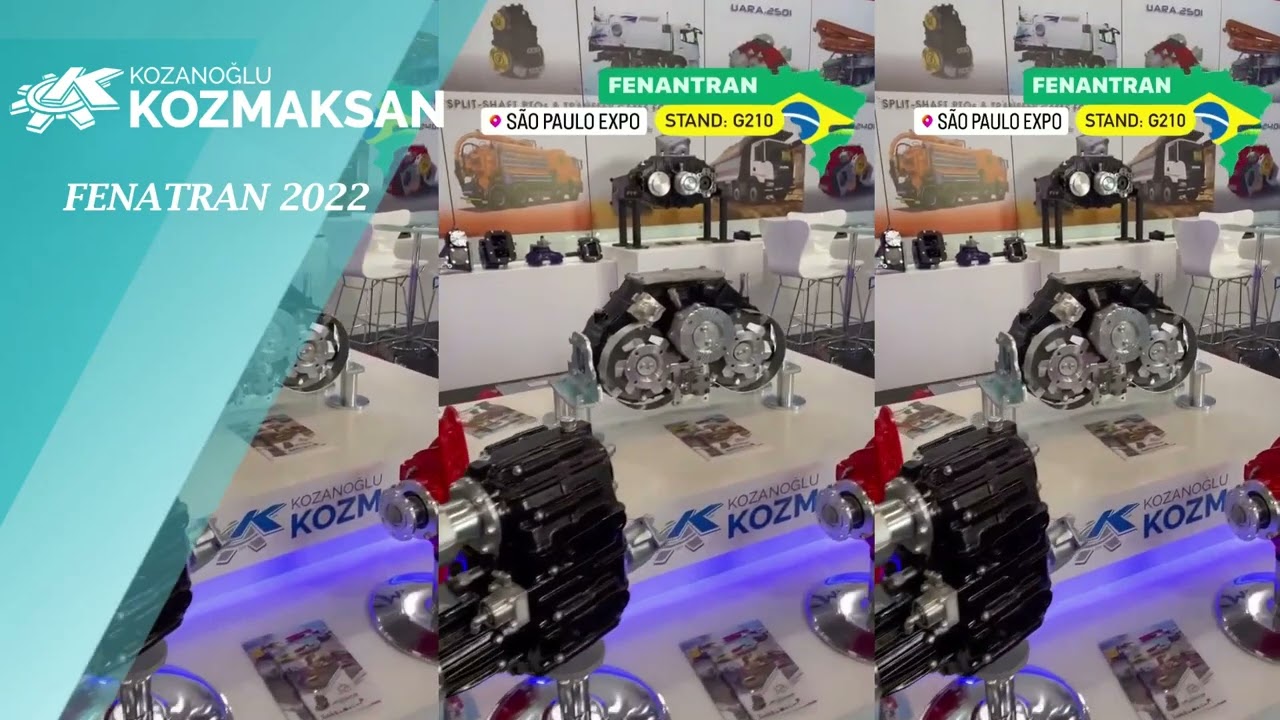 Kozmaksan at Fenatran 2022 in S&atilde;o Paulo, Brasil!