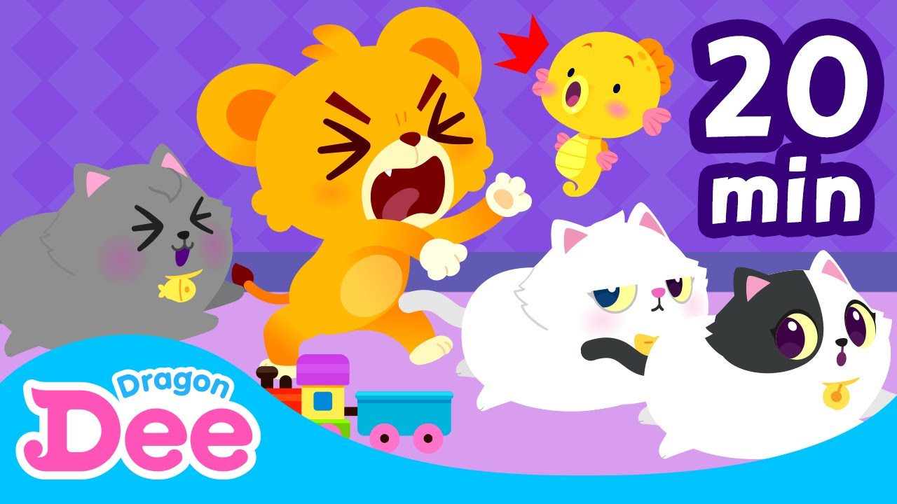 Favorite Baby Animal Songs Compilation | Dragon Dee for Children