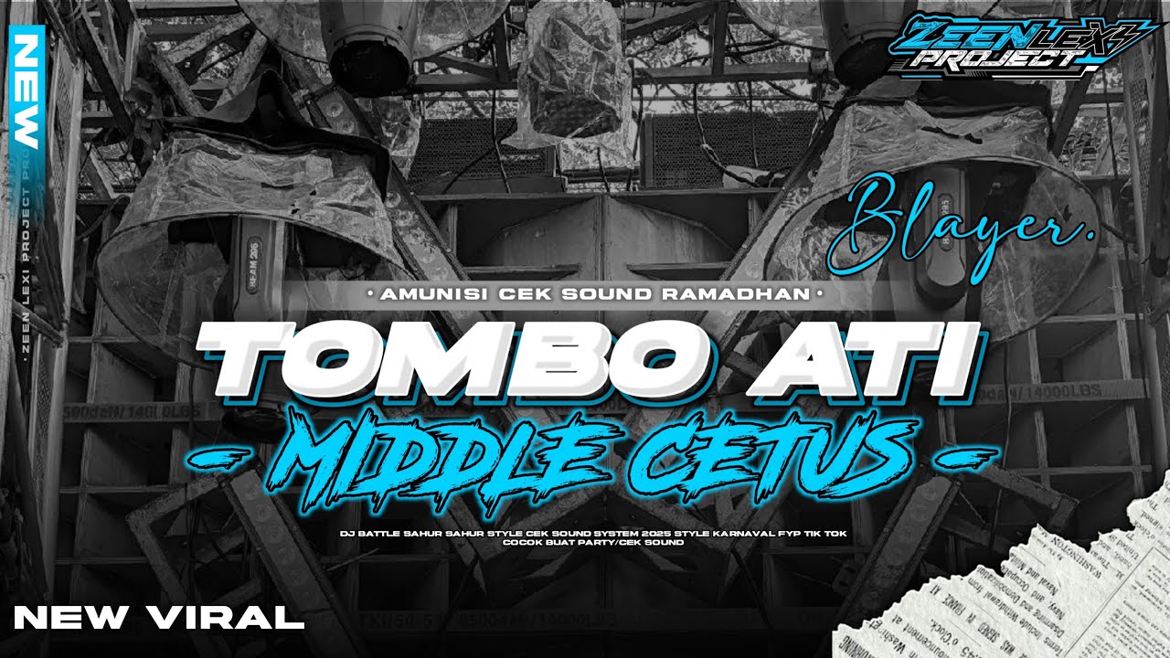 DJ TRAP SHOLAWAT TOMBO ATI MIDDLE CETUS • CEK SOUND HOREG‼️ ZEEN LEXI PROJECT