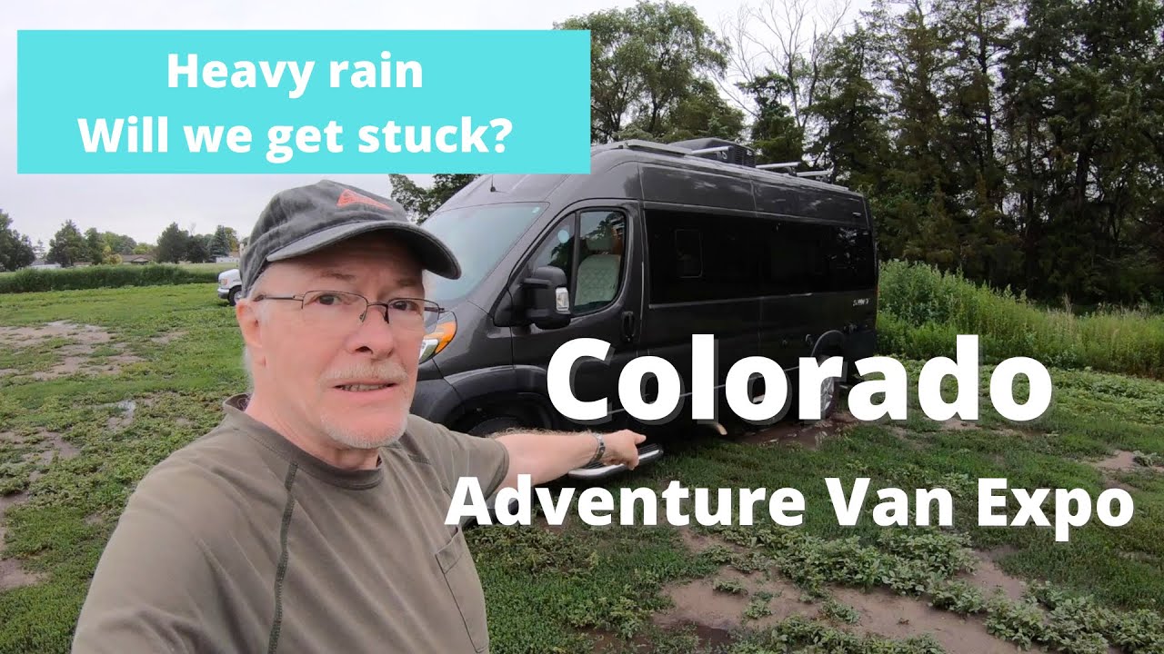 V5E13 Colorado Road Trip Part 1- Adventure Van Expo | Van Camping in Colorado