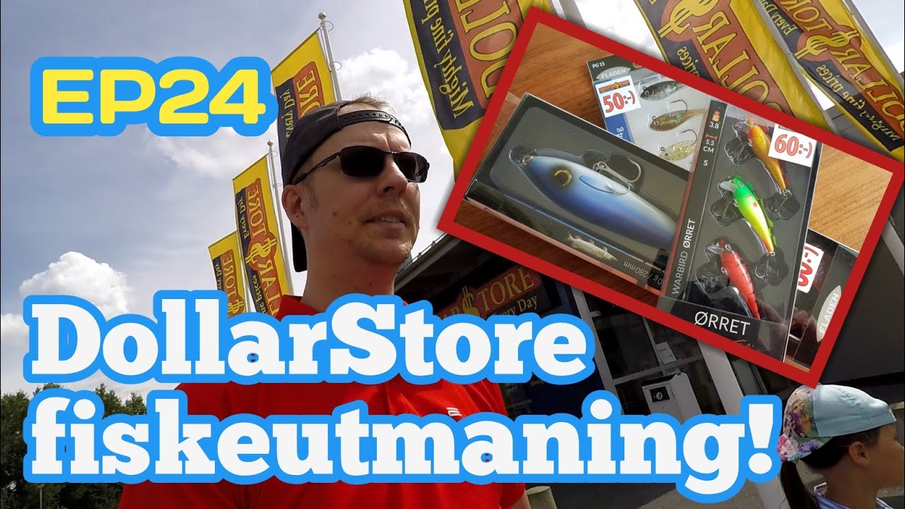 DollarStore fiskeutmaning där ett barn väljer 3 beten! - [FISKEVLOGG #024]