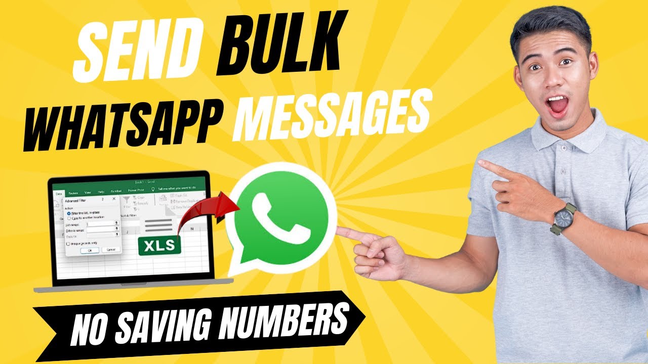 How to Send Bulk Messages Through WhatsApp Without Saving Numbers Using Excel