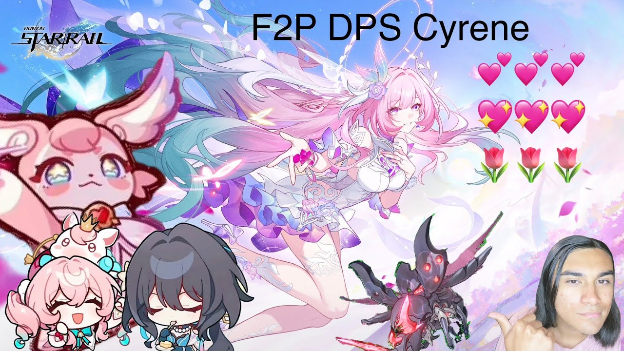 HSR F2P DPS CYRENE!!! 🌷💖💕