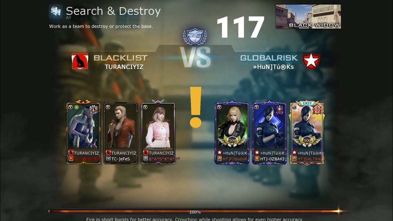 »HuN]Tú®Ks™ VS TURANCIYIZ Black Widow [CrossFire Clan War] #117