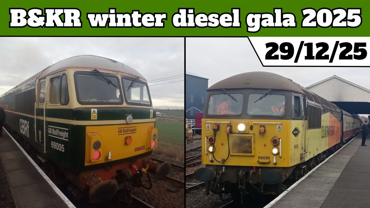 Bo'ness and Kinnail Railway's winter diesel gala 2025