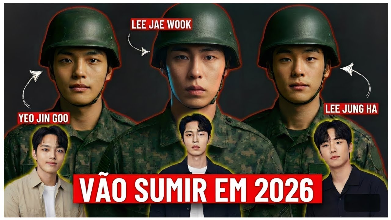 Atores Coreanos que Vão Para o Exército Ainda Em 2026