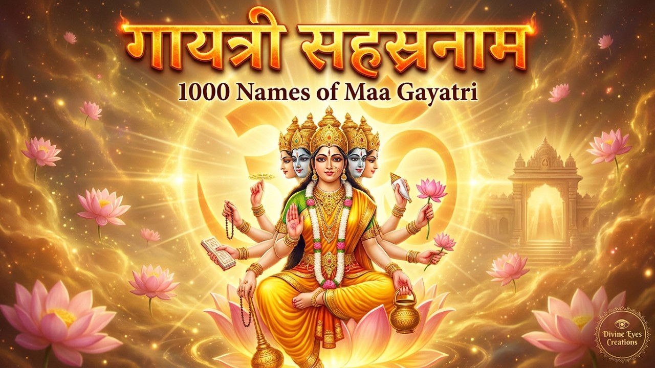 Gayatri Sahastranama – 1000 Divine Names of Maa Gayatri  || Divine Eyes Creations