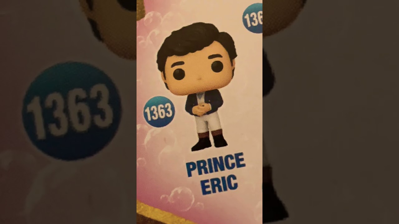 The live action Little mermaid Funko pop ￼Prince Eric ￼