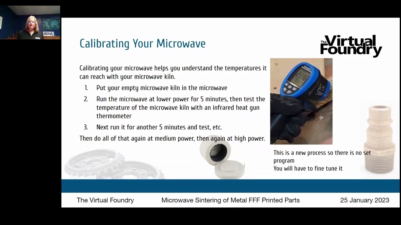 Microwave Sintering of Metal Fused Filament Fabrication Printed Parts