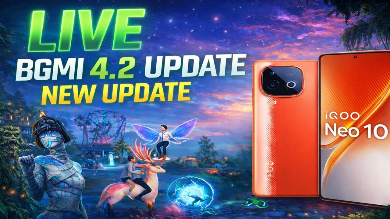 IQOO NEO 10 BGMI | NEW UPDATE LIVE Gameplay 🔥 #shorts #bgmilive