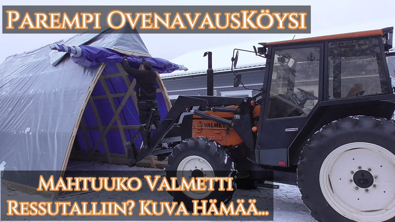 Pressutallin oveen parempi aukaisuköysi - Mahtuuko Valmetti sisälle?