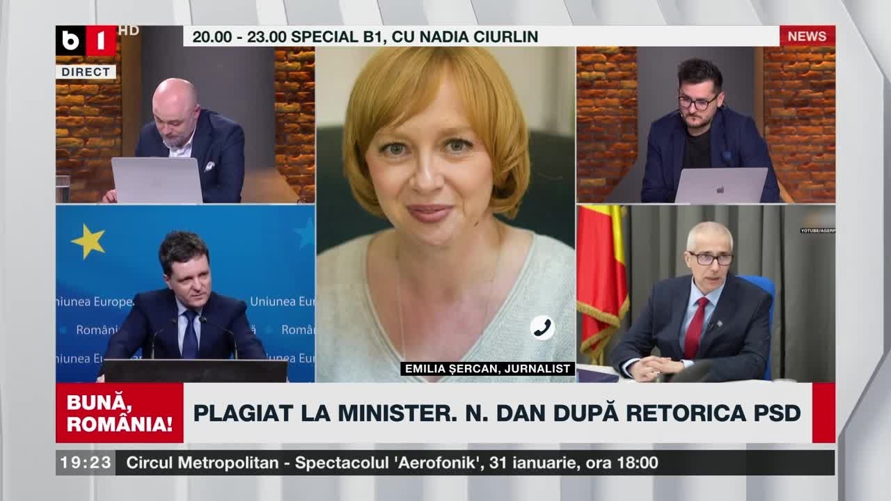 BUNĂ, ROMÂNIA! LIBER LA PLAGIATE, N.DAN NU VEDE PROBLEMA/ N.DAN DUPĂ RETORICA PSD. P2/2