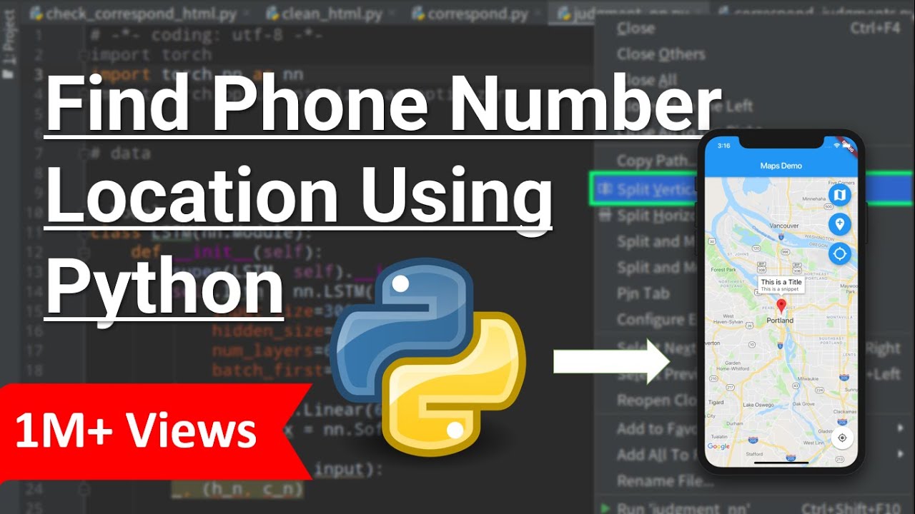 Проект Python | Отслеживание местоположения телефонного номера с помощью Python