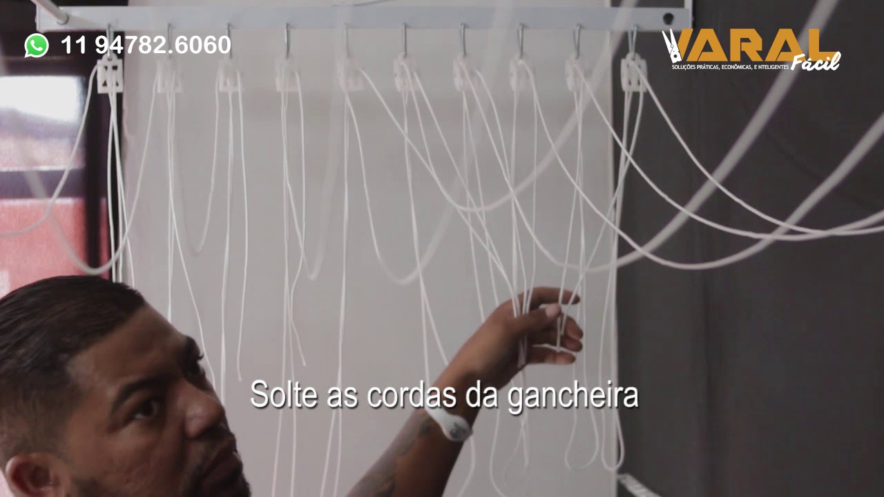 Varal Fácil - Tutorial de Instalação varal individual