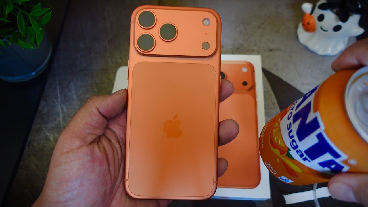 Распаковка iPhone 17 Pro Max в цвете «Космический оранжевый»! Первые впечатления и мысли!